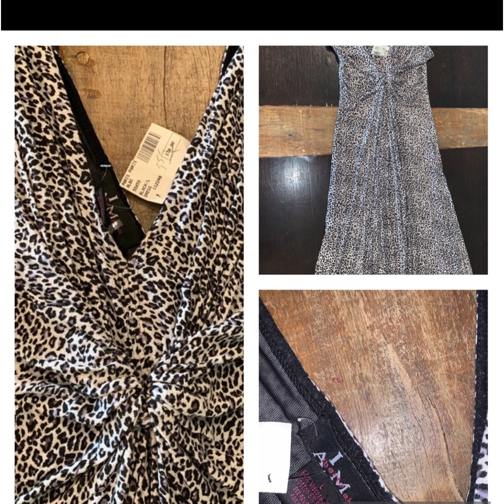 Alberto Makali Leopard maxi dress NWT long dress Medium - large